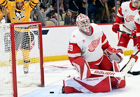 Detroit Red Wings goaltender Cam Talbot