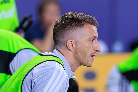Los Angeles Galaxy player Marco Reus during warmups