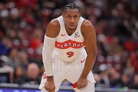 RJ Barrett in action against Chicago Bulls