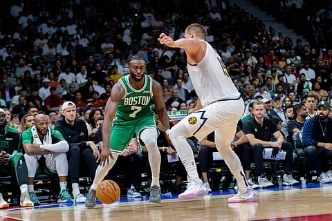 Jaylen Brown in action