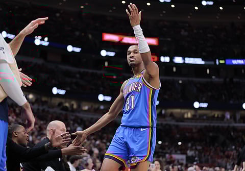 Aaron Wiggins of Oklahoma City Thunder