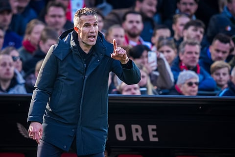 Feyenoord coach Robin van Persie