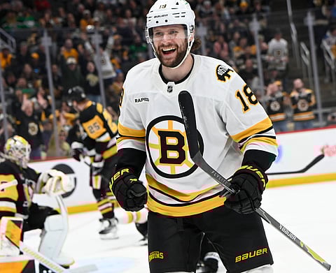 Boston Bruins center Pavel Zacha