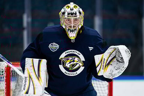 Justus Annunen of Nashville Predators