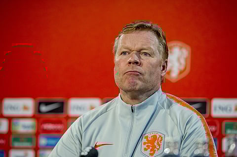The Netherlands head coach Ronald Koeman
