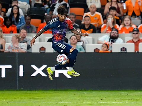 Houston Dynamo midfielder Lawrence Ennali 