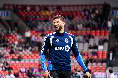 Thomas Muller during warm ups