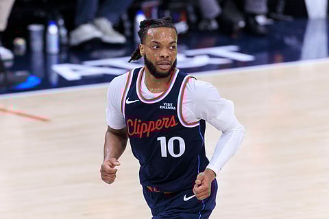 Darius Garland in action