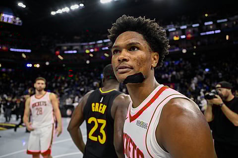 Amen Thompson in action