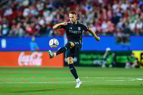 San Diego FC forward Marcus Ingvartsen in action