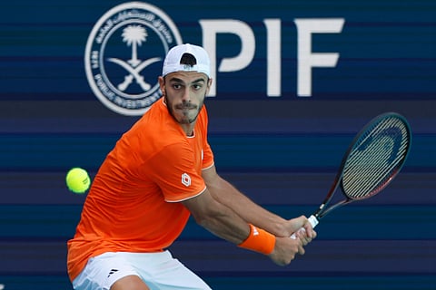 Francisco Cerundolo in action