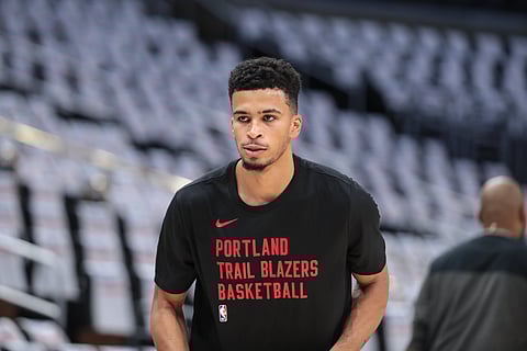Portland Trail Blazers forward Toumani Camara