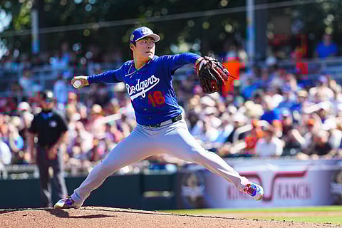 Dodgers pitcher Yoshinobu Yamamoto