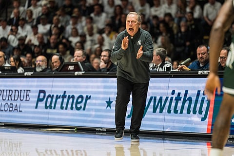 Michigan State Spartans head coach Tom Izzo
