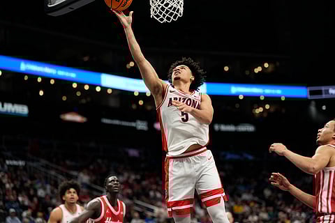 Arizona Wildcats guard Brayden Burries in action