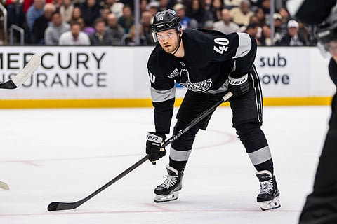 Los Angeles Kings right wing Joel Armia in action
