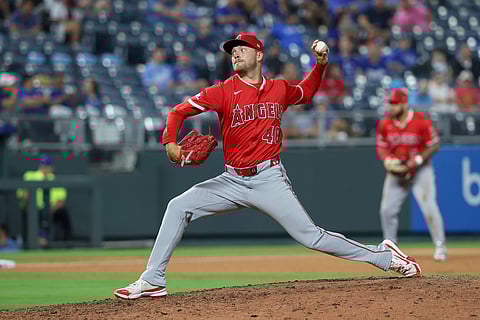 Los Angeles Angels pitcher Reid Detmers