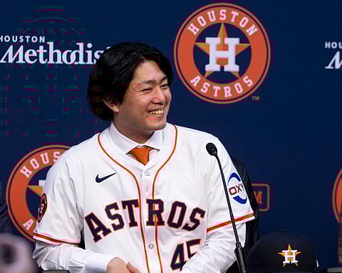 Houston Astros formally introduce Tatsuya Imai