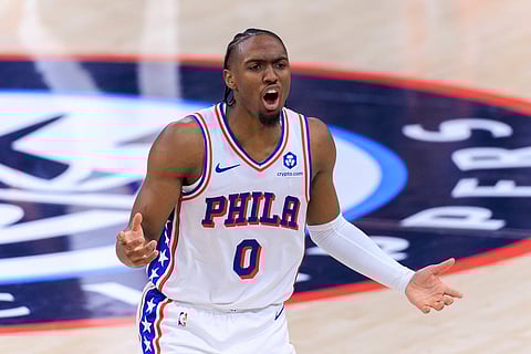 Philadelphia 76ers player Tyrese Maxey 