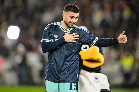 Deniz Undav celebrates after scoring the late winner against Ghana