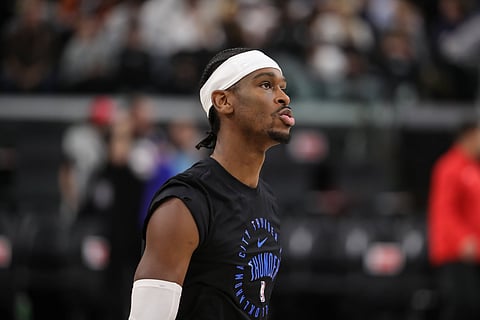 Oklahoma City Thunder guard Shai Gilgeous-Alexander