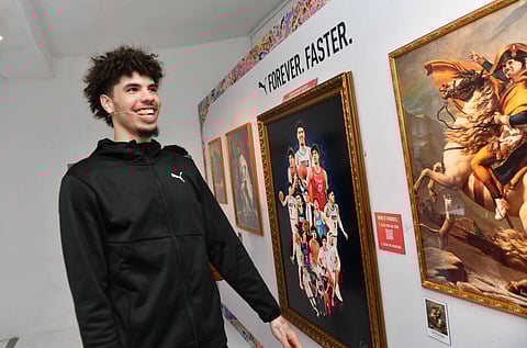 Charlotte Hornets player LaMelo Ball