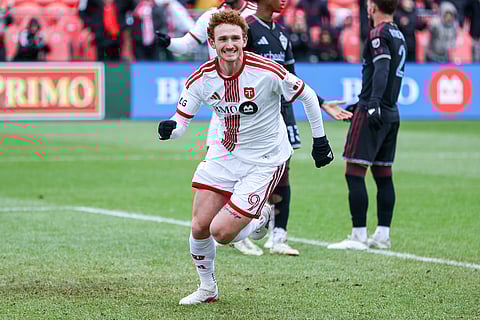 Josh Sargent celebrates his late winner against Colorado Rapids