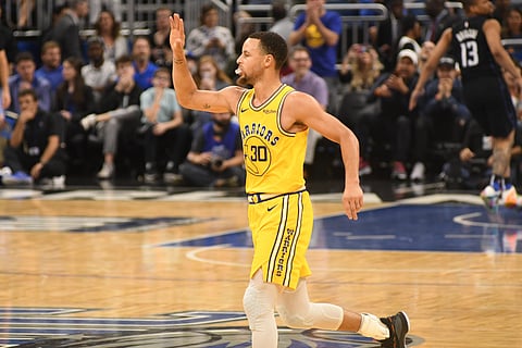 Steph Curry of Golden State Warriors