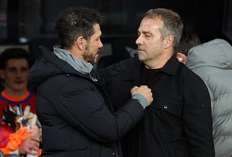 Hansi Flick and Diego Simeone 