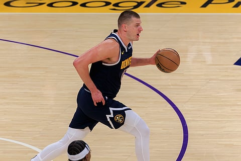 Nikola Jokic in action