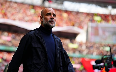 Manchester City coach Pep Guardiola