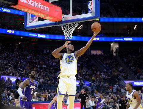 Charles Bassey of Golden State Warriors