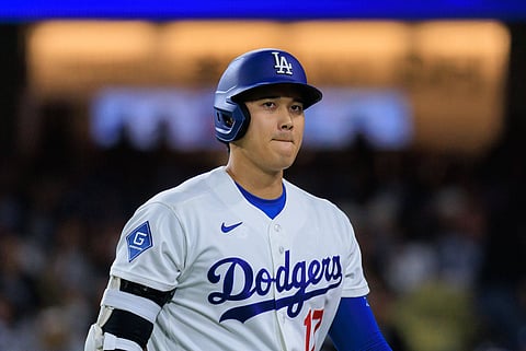 Shohei Ohtani of Los Angeles Dodgers 