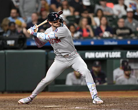 Trevor Story in action