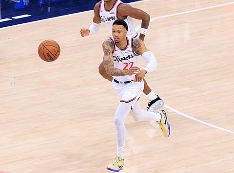 Jordan Miller of Los Angeles Clippers in action