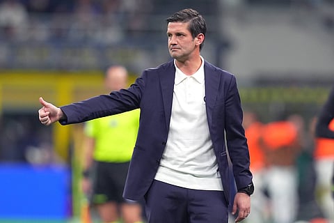 Inter Milan head coach Cristian Chivu