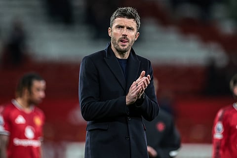 Manchester United coach Michael Carrick