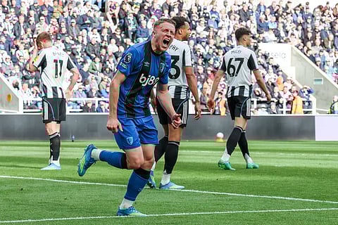 Adrien Truffert scores the winning goal for Bournemouth