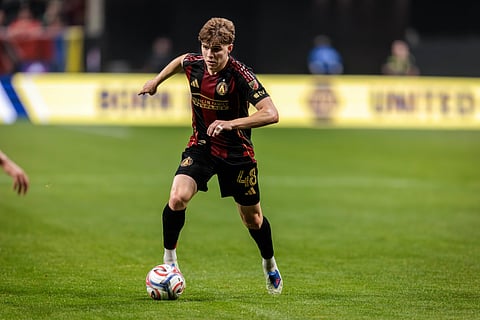 Atlanta United midfielder Cooper Sanchez in action