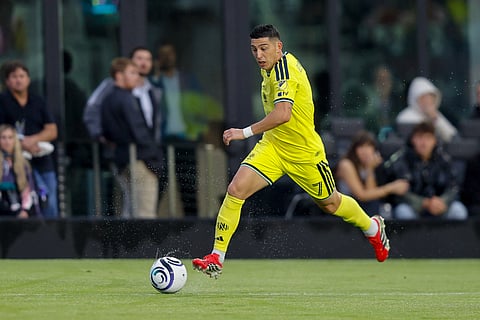 Nashville SC forward Cristian Espinoza