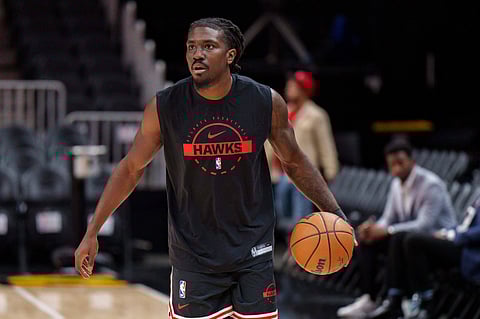 Atlanta Hawks guard Keaton Wallace