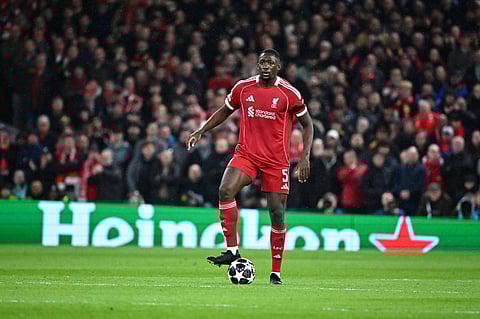 Liverpool center-back Ibrahima Konate