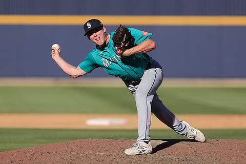 Seattle Mariners pitcher Tyler Cleveland 