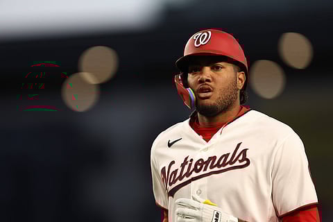 Washington Nationals left fielder James Wood