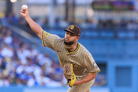 San Diego Padres pitcher Randy Vasquez