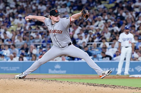 Logan Webb in action