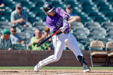 Hunter Goodman of Colorado Rockies