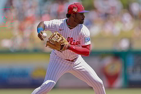 Philadelphia Phillies shortstop Liover Peguero 