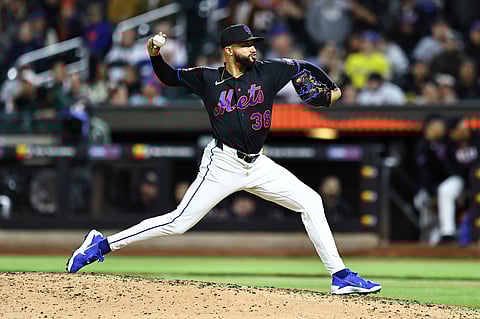 New York Mets relief pitcher Devin Williams