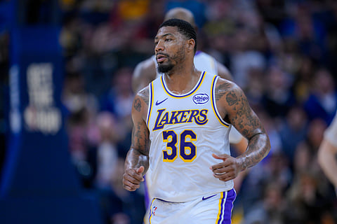 Marcus Smart of Los Angeles Lakers in action